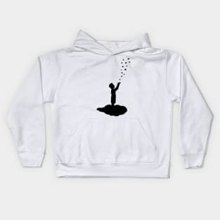 Catching the stars Kids Hoodie